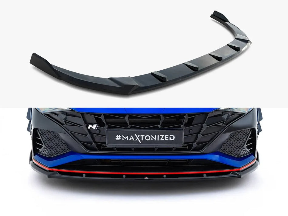 Maxton Front Splitter V.2 Hyundai Elantra N Mk7