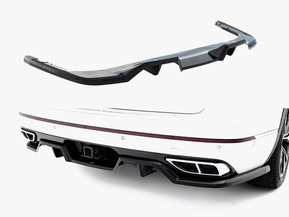 Maxton Rear Splitter (Vertical Bars) Volkswagen Atlas R-Line Mk1 Facelift 2