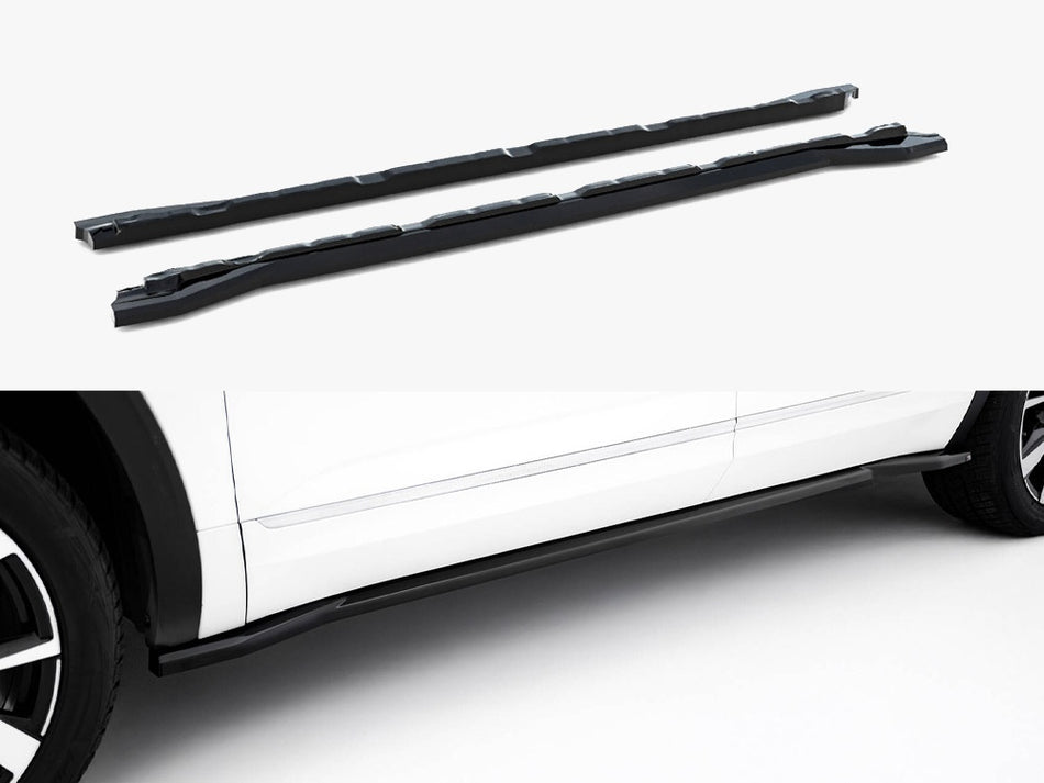 Maxton Side Skirts Diffusers Volkswagen Atlas R-Line Mk1 Facelift 2