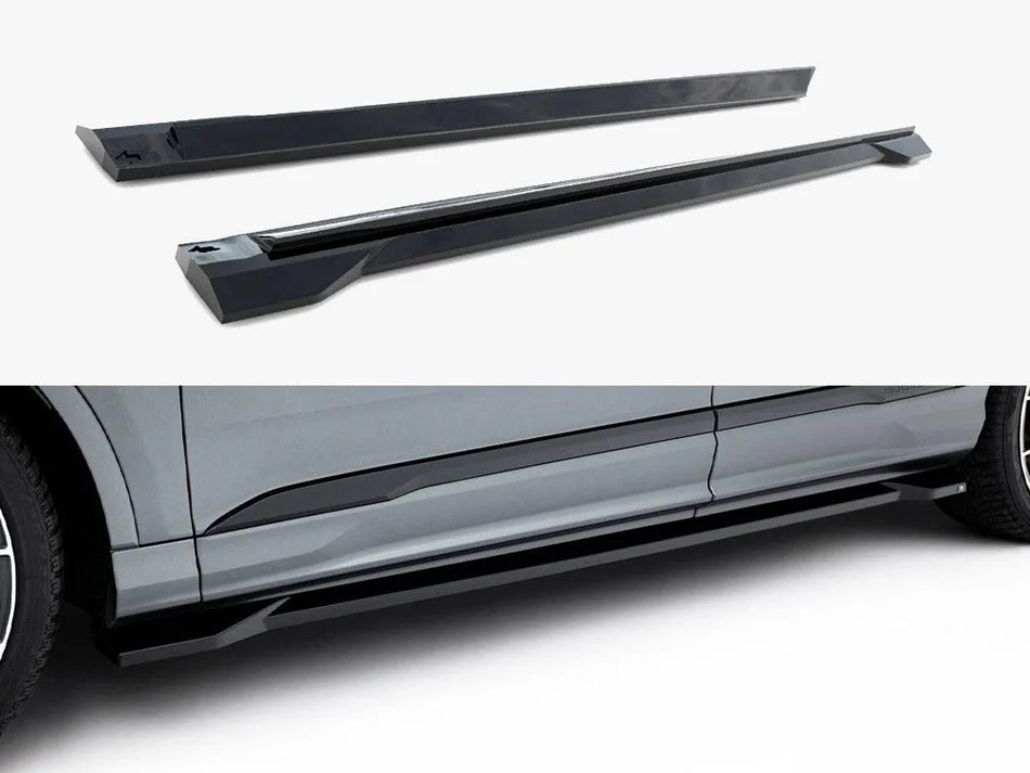 Maxton Side Skirt Diffusers Audi Q7 S-Line Mk2 Facelift 2