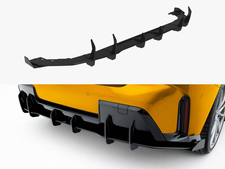 Maxton Street PRO Rear Diffuser + Flaps BMW 1 M-Pack F70