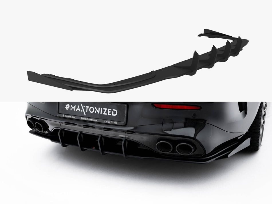 Maxton Street PRO Rear Diffuser + Flaps Mercedes-AMG CLE 53 C236