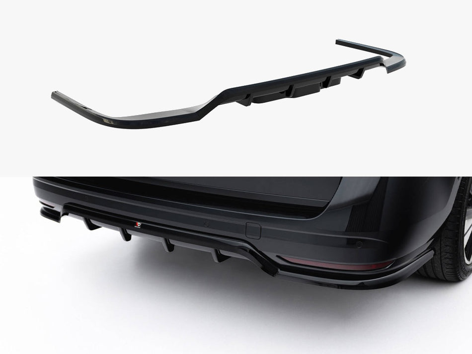 Maxton Rear Splitter (Vertical Bars) Volkswagen Multivan Long T7
