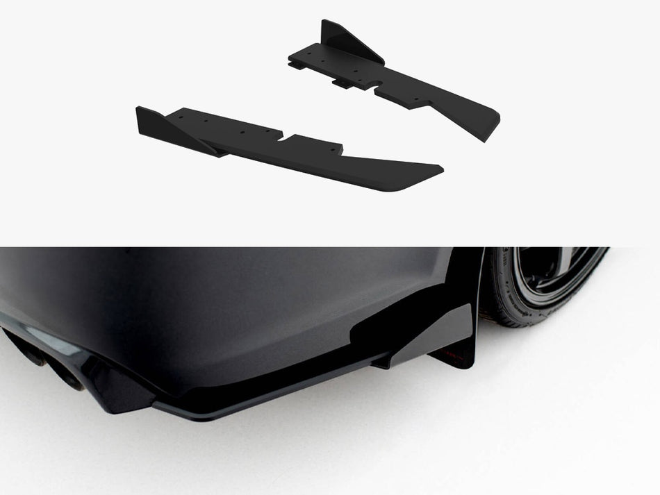 Maxton Street PRO Rear Side Splitters + Flaps Subaru Impreza WRX STI Mk3 Facelift