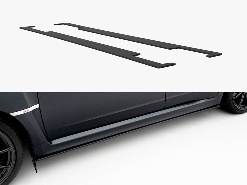 Maxton Street Pro Side Skirts Diffusers Subaru Impreza WRX STI Mk3 Facelift