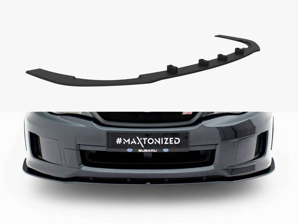 Maxton Street PRO Front Splitter Subaru Impreza WRX STI Mk3 Facelift