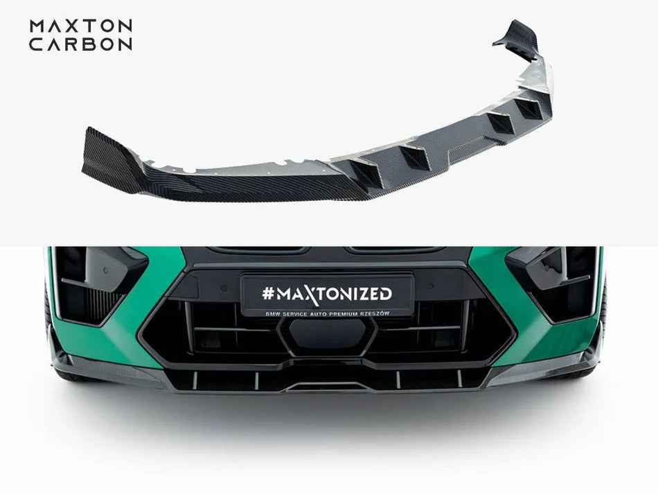 Maxton Prepreg Carbon Fiber Front Splitter BMW X5 M F95 Facelift