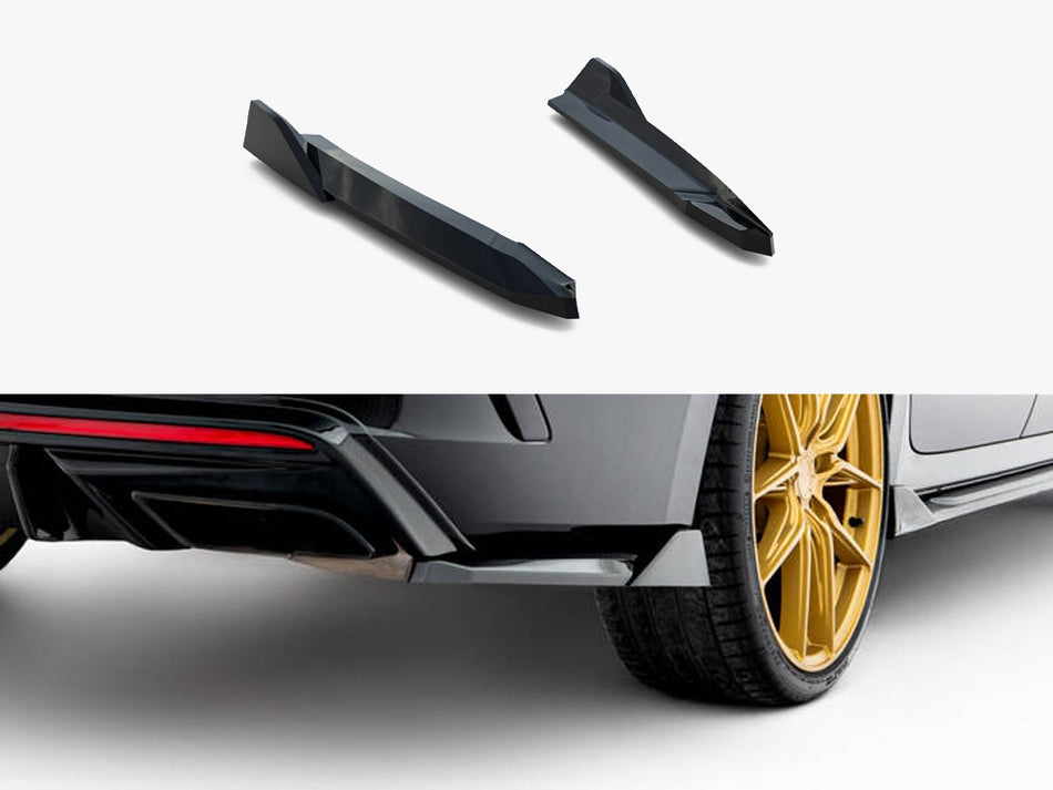 Maxton Rear Side Splitters V.8 Skoda Octavia RS Liftback / Estate Mk4 Facelift