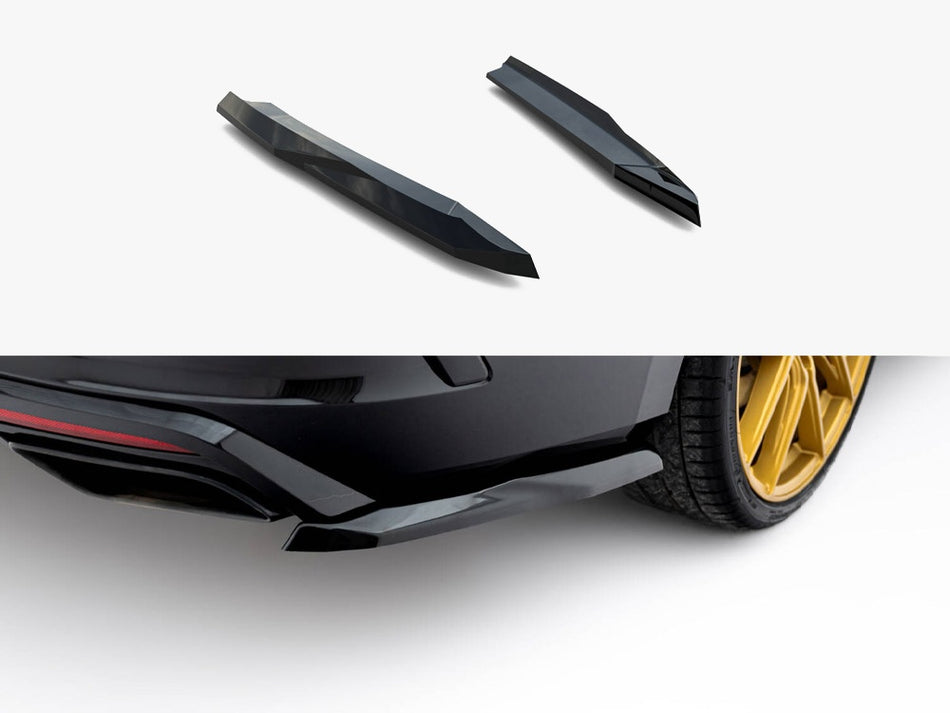 Maxton Rear Side Splitters V.5 Skoda Octavia RS Liftback / Estate Mk4 / Mk4 Facelift