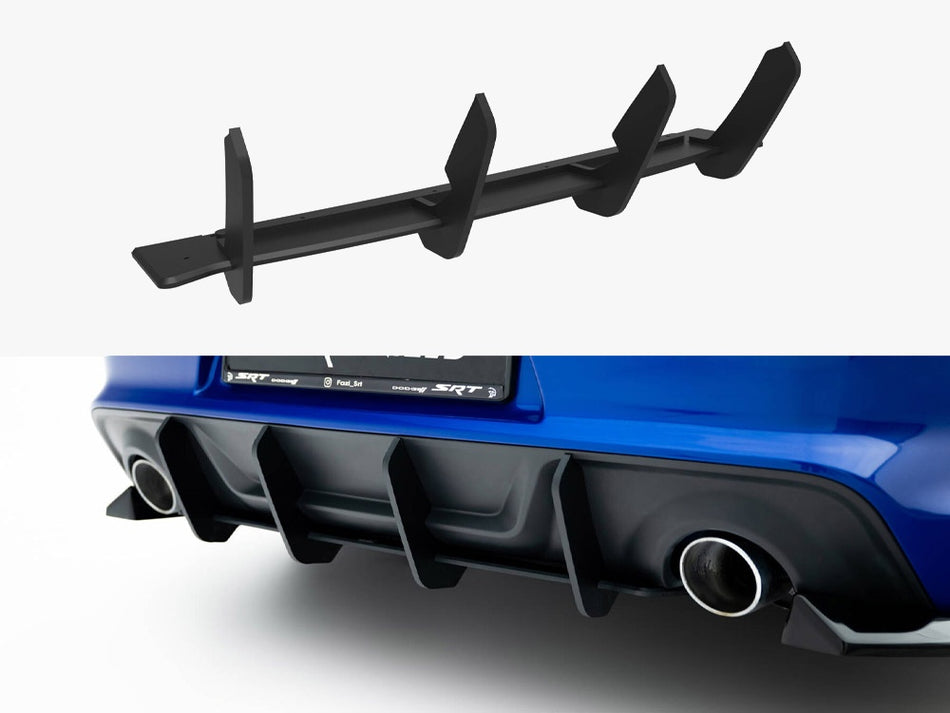 Maxton Street PRO Rear Diffuser Dodge Charger RT Scat Pack Widebody Mk3 Facelift