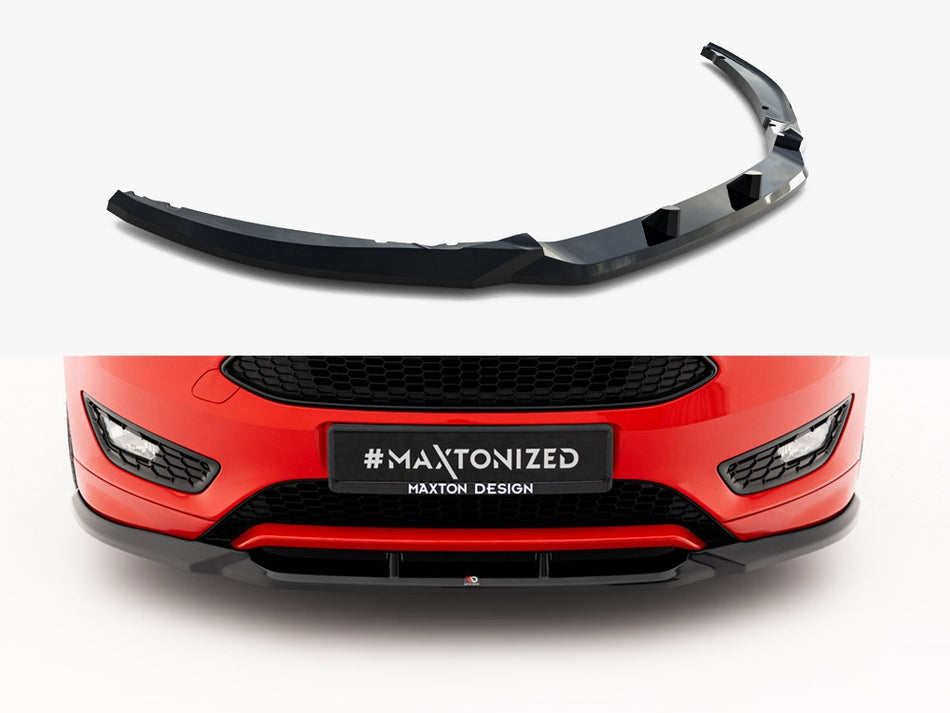 Maxton Front Splitter V.3 Ford Focus ST-Line Mk3 Facelift
