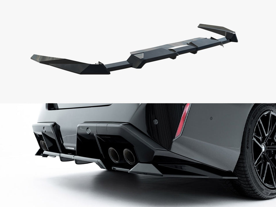 Maxton Rear Splitter (Vertical Bars) BMW M5 Sedan / Touring G90