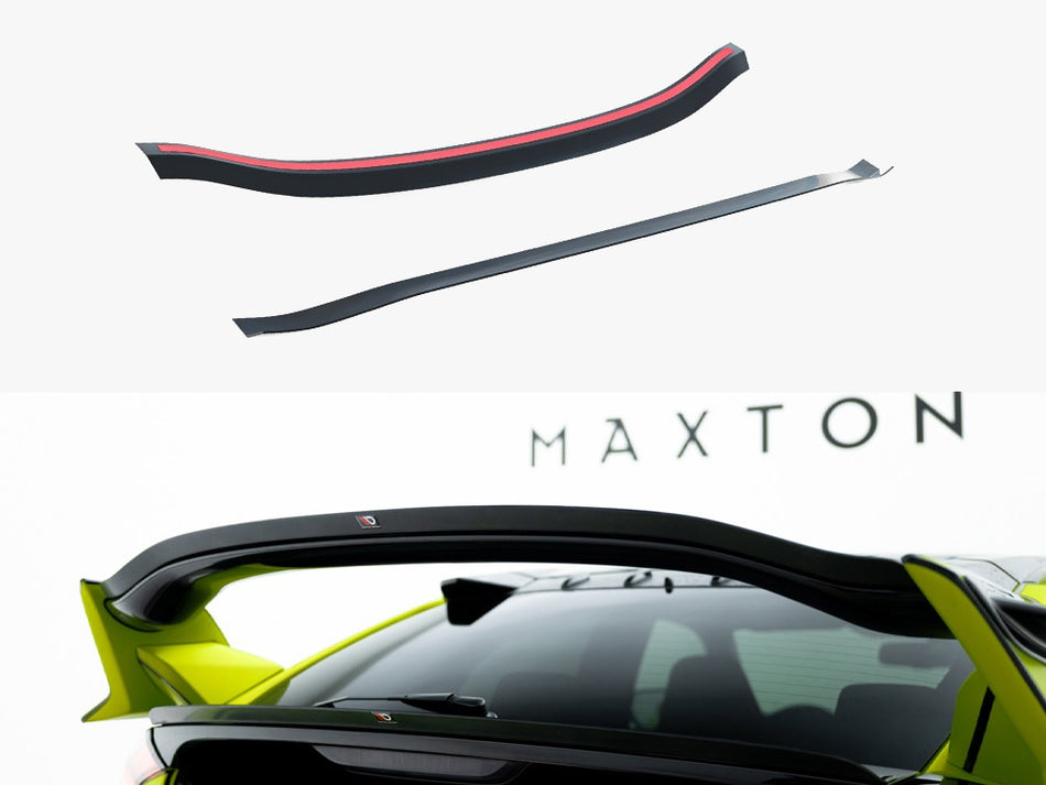 Maxton Upper Spoiler CAP V.1 Honda Civic Type-R Mk10 / Mk10 Facelift