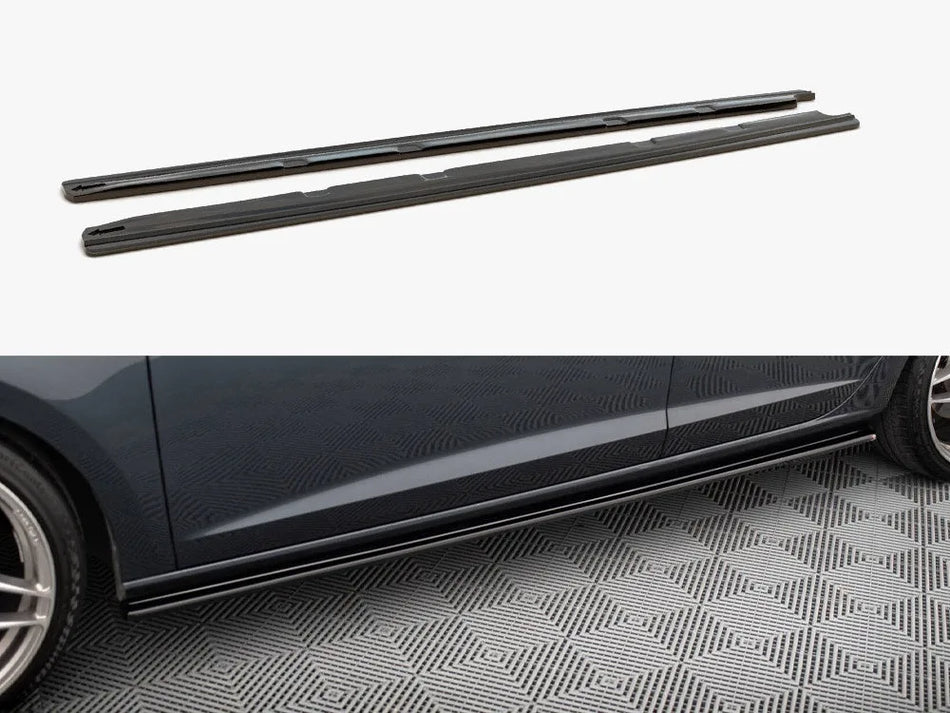 Maxton Side Skirts Diffusers V.1 Seat Leon Mk3 Cupra / FR Facelift