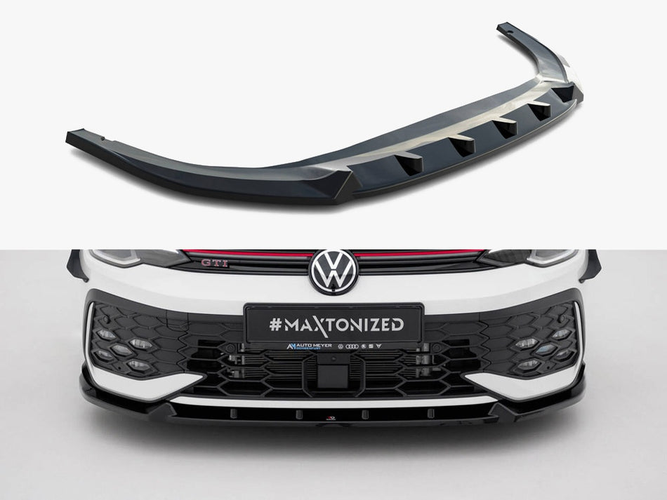 Maxton Front Splitter V.2 Volkswagen Golf GTI / GTE / R-Line Mk8 Facelift
