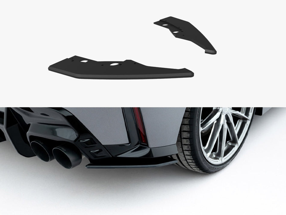 Maxton Street PRO Rear Side Splitters V.2 BMW M135i F70