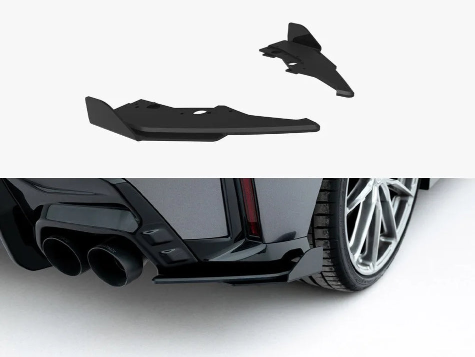 Maxton Street PRO Rear Side Splitters V.2 + Flaps BMW M135i F70