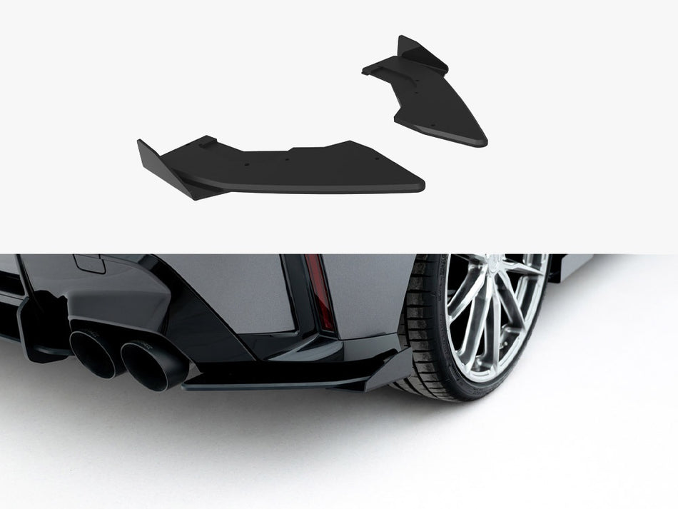 Maxton Street PRO Rear Side Splitters V.1 + Flaps BMW M135i F70