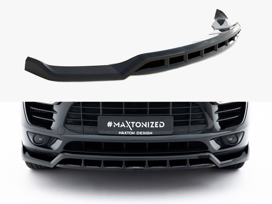 Maxton Front Splitter V.3 Porsche Macan Mk1