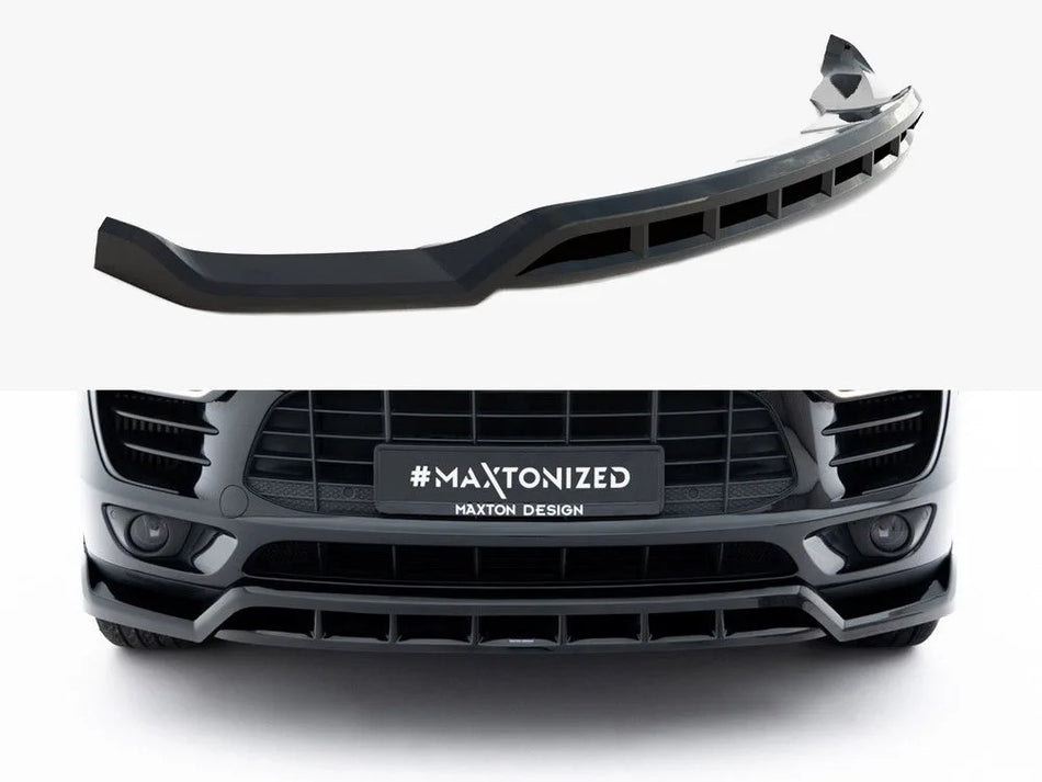 Maxton Front Splitter V.3 Porsche Macan Mk1