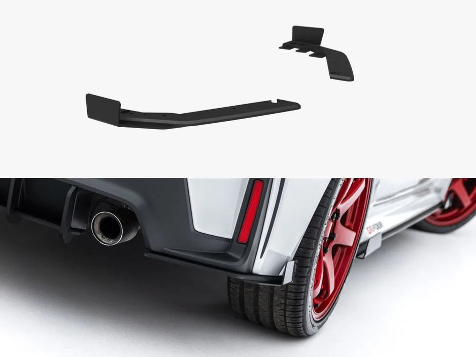 Maxton Street PRO Rear Side Splitters + Flaps Toyota GR Corolla Mk12