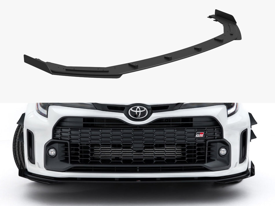 Maxton Street PRO Front Splitter + Flaps Toyota GR Corolla Mk12