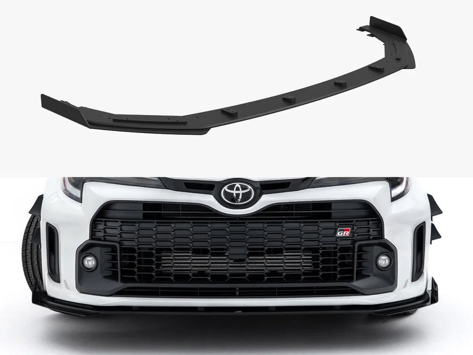 Maxton Street PRO Front Splitter + Flaps Toyota GR Corolla Mk12