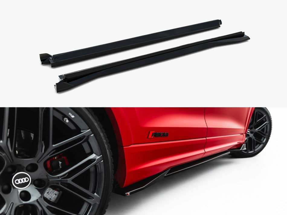 Maxton Side Skirts Diffusers Audi RSQ8 Mk1 Facelift