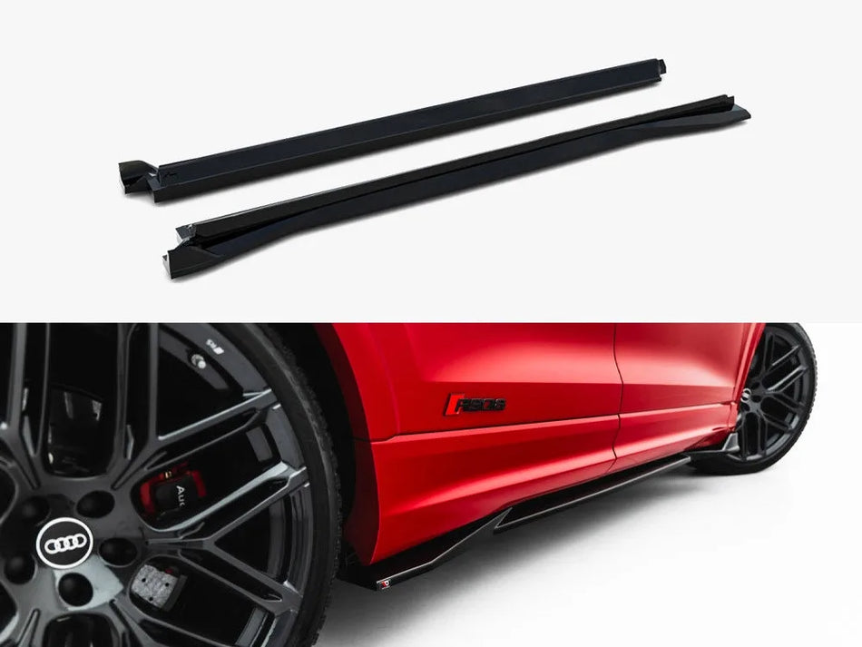 Maxton Side Skirts Diffusers Audi RSQ8 Mk1 Facelift