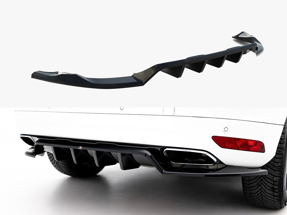Maxton Rear Splitter (Vertical Bars) Volvo XC60 Mk1 Facelift