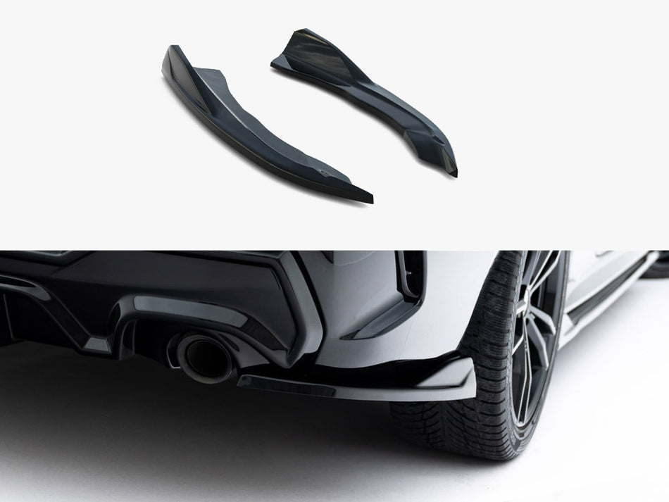 Maxton Rear Side Splitters V.8 BMW 4 M-Pack G22 / G23 / G22 Facelift / G23 Facelift