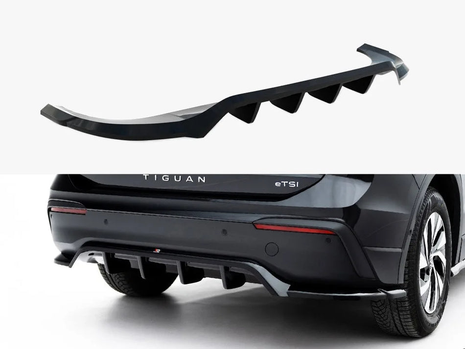 Maxton Rear Splitter (Vertical Bars) Volkswagen Tiguan Mk3
