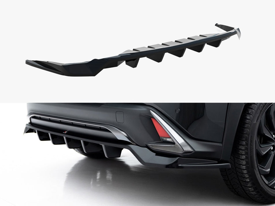 Maxton Rear Splitter (Vertical Bars) Lexus UX F-Sport Mk1