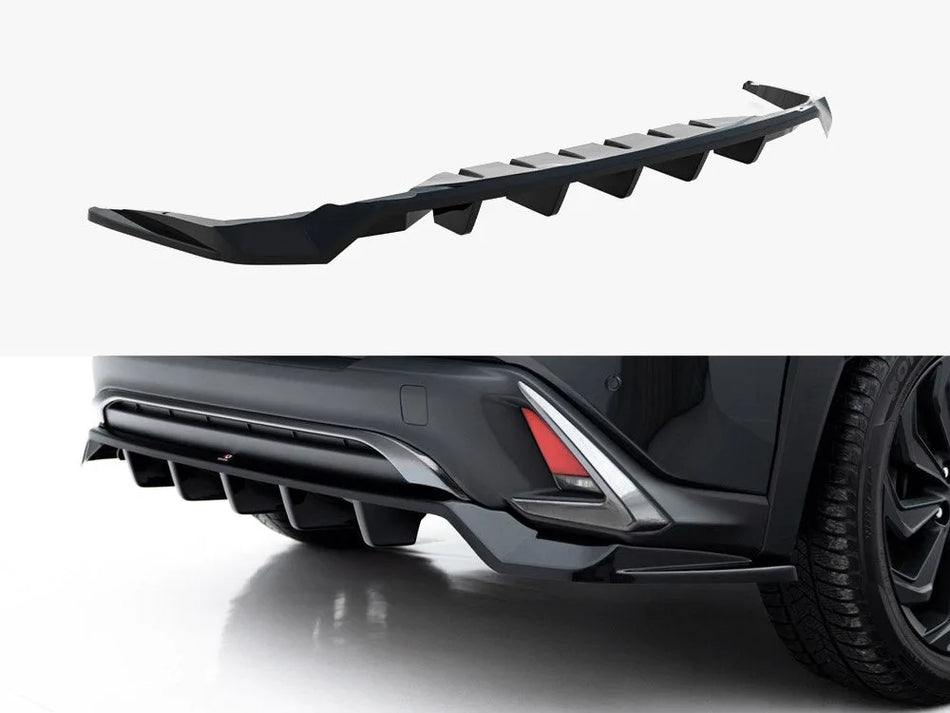 Maxton Rear Splitter (Vertical Bars) Lexus UX F-Sport Mk1