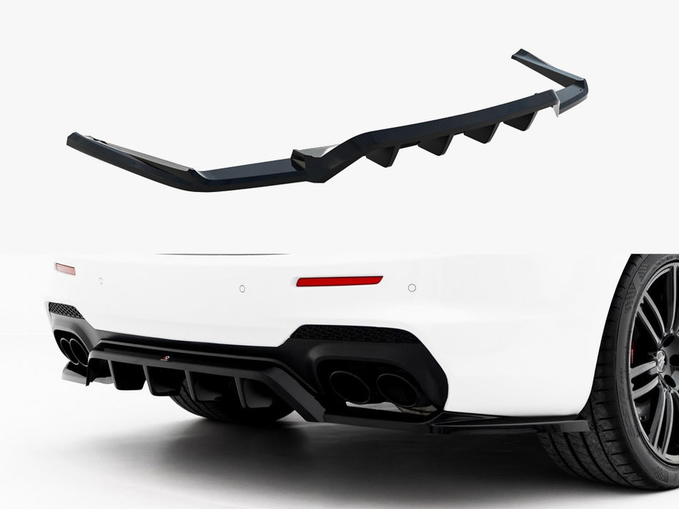Maxton Rear Splitter (Vertical Bars) Maserati Ghibli Modena Mk3 Facelift