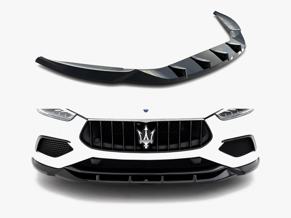 Maxton Front Splitter Maserati Ghibli Modena Mk3 Facelift