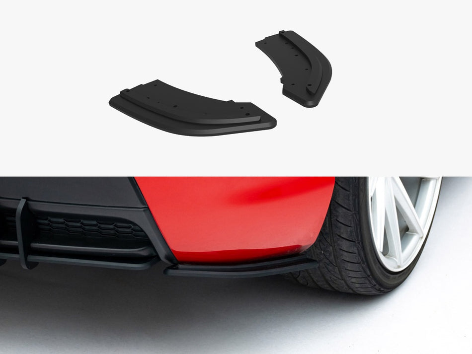 Maxton Street PRO Rear Side Splitters Mazda 3 MPS Mk1 EU Version
