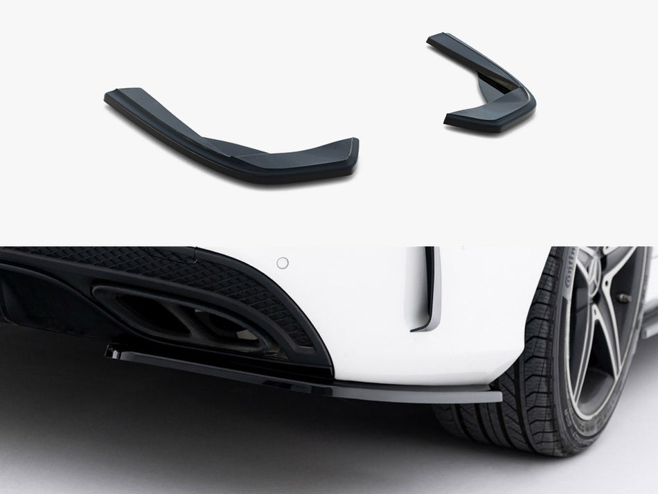 Maxton Rear Side Splitters Mercedes-Benz C AMG-Line Sedan W205