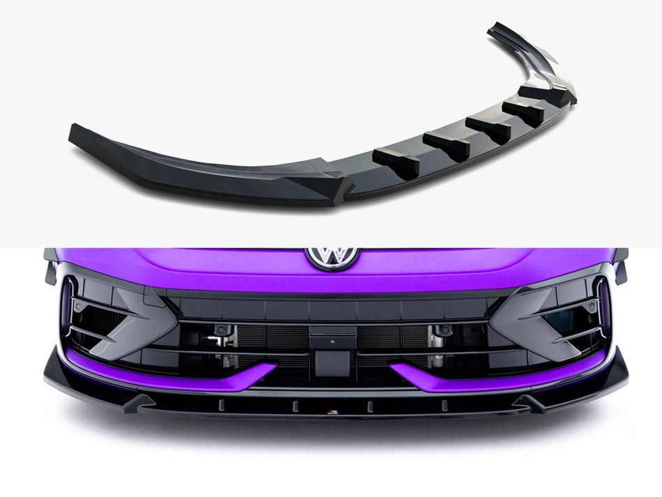 Maxton Front Splitter V.3 Volkswagen Golf R Mk8 Facelift
