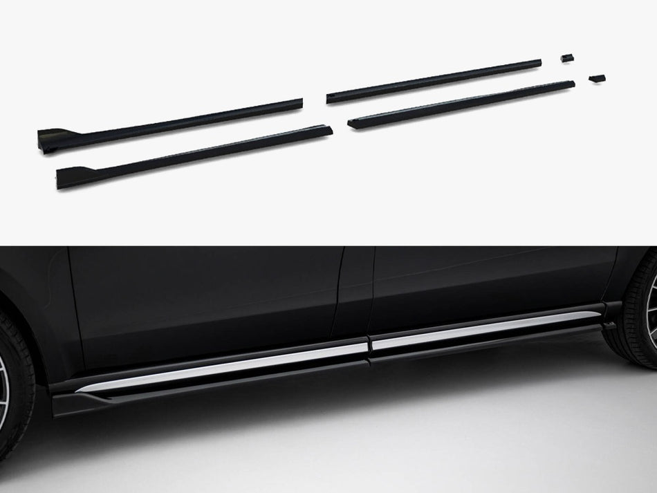 Maxton Side Skirts Diffusers V.2 Mercedes-Benz V-Class Long AMG-Line W447 Facelift 2