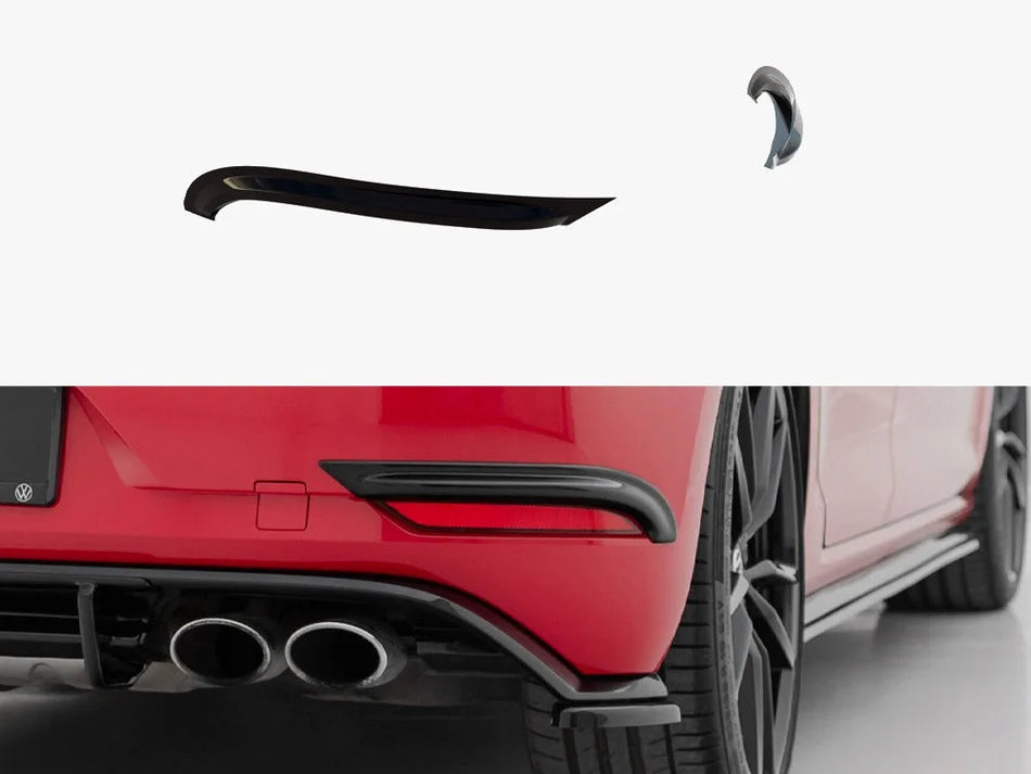 Maxton Rear Frames For Lights Volkswagen Golf R / R-Line Mk7 Facelift
