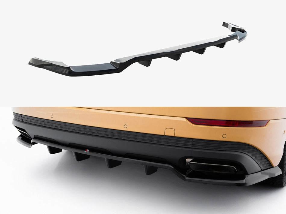 Maxton Rear Splitter (Vertical Bars) Audi Q8 Mk1 Facelift