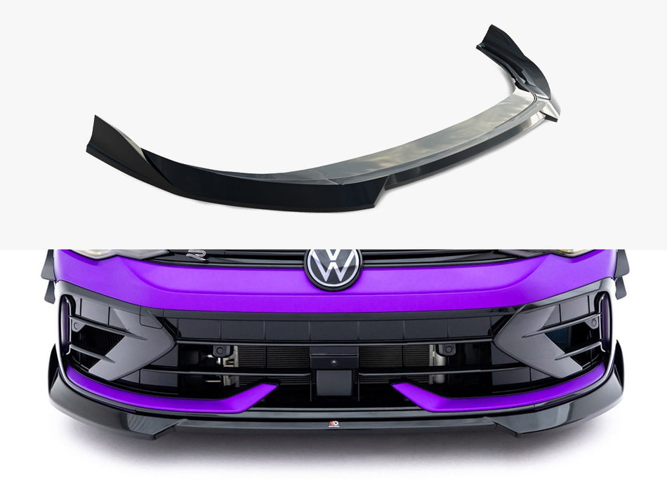 Maxton Front Splitter V.4 Volkswagen Golf R Mk8 Facelift