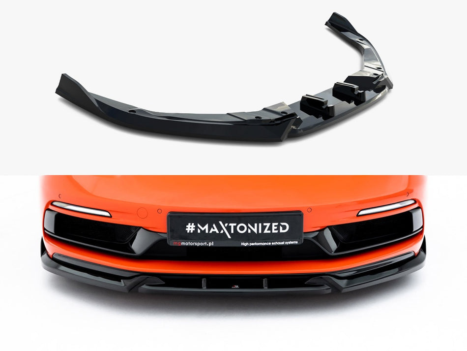 Maxton Front Splitter V.3 Porsche 718 Cayman GTS 982c / 718 Boxster GTS 982