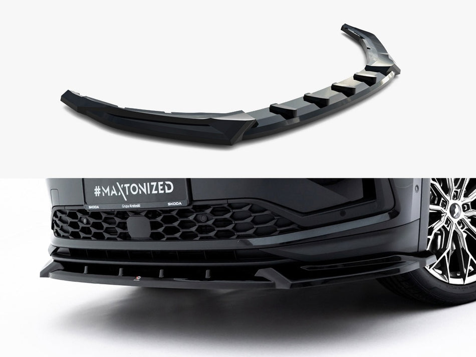 Maxton Front Splitter Skoda Kodiaq Mk2