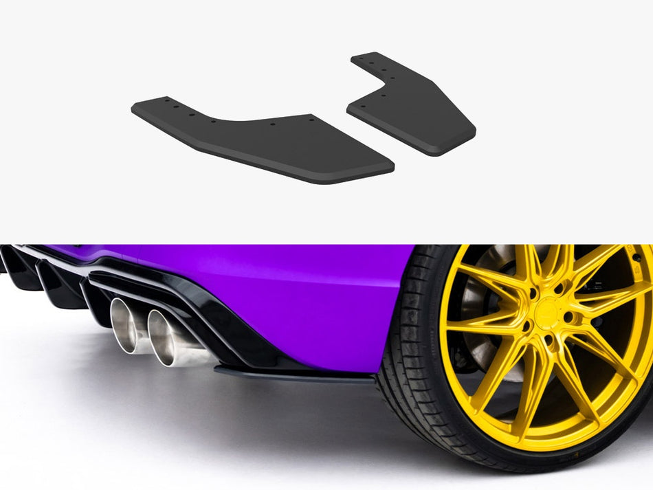 Maxton Street PRO Rear Side Splitters V.2 Volkswagen Golf R Mk8 / Mk8 Facelift