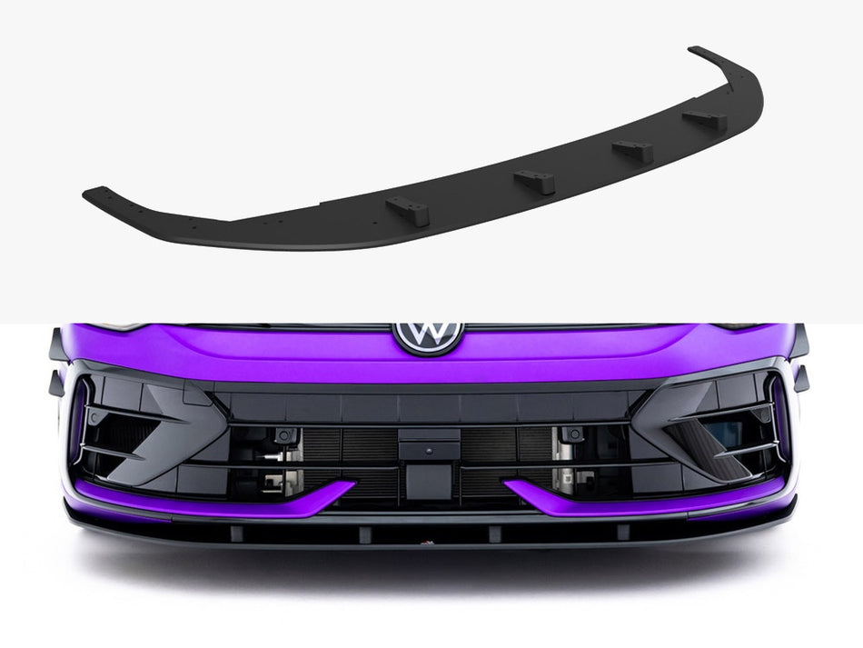 Maxton Street PRO Front Splitter Volkswagen Golf R Mk8 Facelift