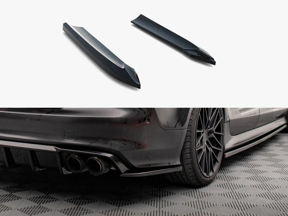 Maxton Rear Side Splitters Audi A7 S-Line C7