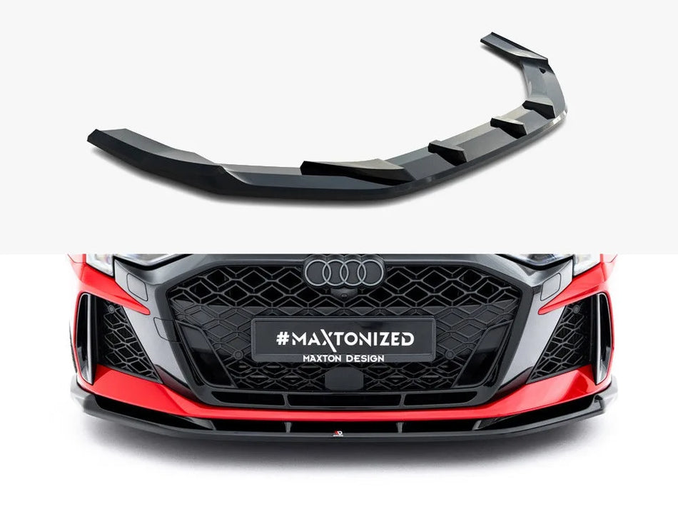 Maxton Front Splitter V.1 Audi RS3 Sedan 8Y Facelift