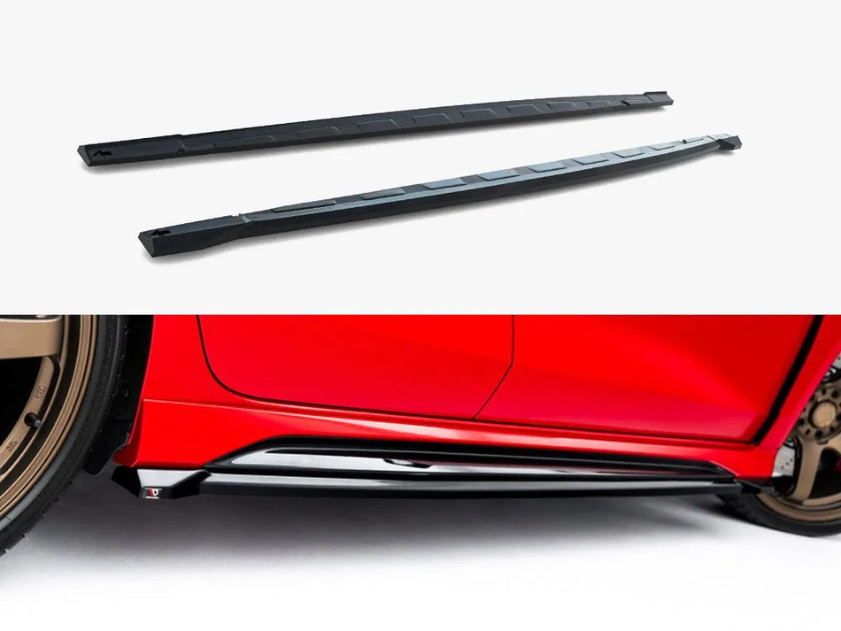 Maxton Side Skirts Diffusers V.1 Audi RS3 Sedan 8Y / 8Y Facelift